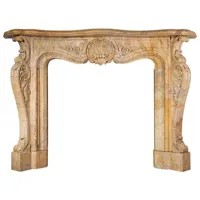 RMY Indus Gold Marble Fireplace,Marble Fireplaces Indus Gold Marble from Pakistan,Natural Marble ... - image 3