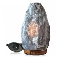 Grey Himalayan Salt Lamp – Large 15-18kg  – Hand-Carved Rock Salt Light for Home and Office... - image 2