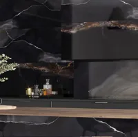 RMY Black Onyx Slabs,Polished Black Onyx Slabs/Onyx Stone Flooring/Onyx Covering/Onyx for Wall Co... - image 2