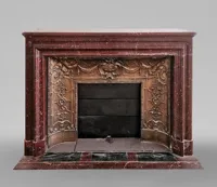 RMY Red Marble Fireplace,Antique Marble Fireplaces,Marble Fireplaces - image 2
