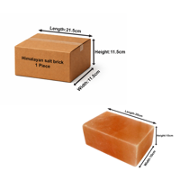 RMY Natural Cooking & Grill Pink Salt Block 20x10x10cm (Eu Pallet)–Himalayan Pink Salt Brick... - image 2