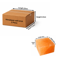 RMY 10x10x5cm Pink Himalayan Salt Block(Eu Pallet) – Natural Cooking Slab for BBQ, Grill & S... - image 2