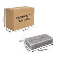 RMY Grey Salt Tiles 20x10x5cm (Eu Pallet)–Natural Grey Himalayan Salt Tiles – Hand Cut Rock Salt ... - image 2
