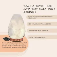 Himalayan White Salt Lamp 10-12 Kg– Natural Air Purifier, Healing Crystal Light, Stress Relief an... - image 3