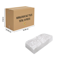 RMY Crystal One Side Natural White Salt Tiles 20x10x5cm (Eu Pallet) –Luxury White Himalayan Salt ... - image 2