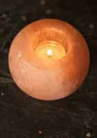 RMY Round Salt Candle Holder,Best Himalayan Salt Candle Holder in Pakistan - image 2