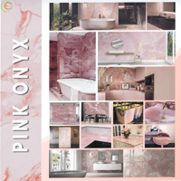 RMY Onyx Pink Tiles & Slabs ,RMY White Onyx Tiles,RMY Floor ,Walls ,RMY Cladding Bathroom Ki... - image 1