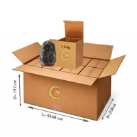 RMY Authentic Dark Grey/Black Himalayan Salt Lamp 1-2kg(EU Pallet)– Natural Crystal Rock with War... - image 2