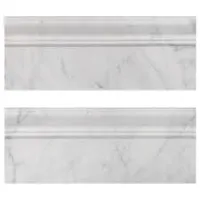 RMY Marble Chair Rail Molding,Carrara Marble Chair Rail,Marble Chair Rail,CHAIR RAIL MOLDING MARBLE - image 3