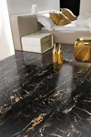 RMY Black and Gold Marble Tile,Pakistan Black Gold Marble,Black & Gold Marble Tile,Black and... - image 2
