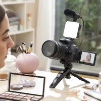 vlogging-kit-with-light-microphone-and-remote-control-plodni-innovagoods-6-pieces-v0103587-bbv0103587.jpg