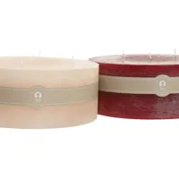 candle-home-esprit-red-cream-christmas-25-x-25-x-10-cm-2-units-s3062187-bbs3062187.jpg