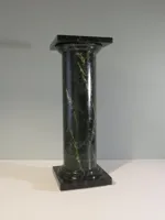 RMY Black Zebra Marble Pedestals,Black Zebra Marble Pedestals Collection,Zebra Black Marble - image 3