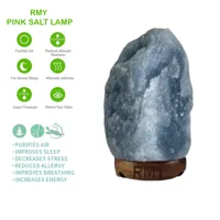 Persian Blue Salt Lamp 8-10 kg – Rare Himalayan Crystal Lamp for Healing and Decor - image 2