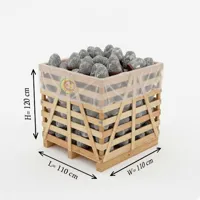 RMY Pure Dark Grey/Black Himalayan Salt Lamp 4-6kg (Wooden Box)| Hand-Carved Natural Rock Crystal... - image 2