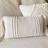 RMY Rectangle Pillow Cover,Printed Pillow Covers,Cotton Embroidery Pillow Covers,Cotton Jersey Pi... - image 2