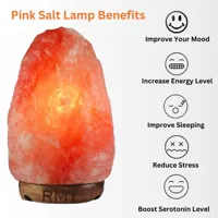 Do Himalayan Salt Lamps Have Health Benefits?RMY Orange Salt Releases Negative Ions To Help Purif... - image 3