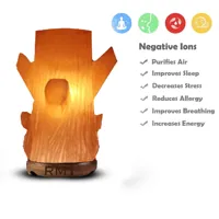 Himalayan Crafted Pink Bamboo Salt Lamp | Relaxing Home Décor and Wellness Lamp. - image 2