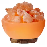 RMY Attractive Fire Bowl Salt Lamp, Improve Air Quality, Enhance Your Mood, and Help You Sleep. - image 3