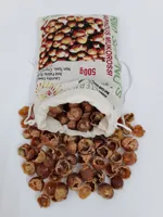 Organic Soap-nuts Shells 500g with storage bag,RMY Soap Nuts Golden Brown Shells Cotton Bags 500g... - image 3