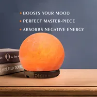 Pink Ball Salt Lamps | Handcrafted Himalayan Crystal Rock Salt | Natural Air Purifier, Stress Rel... - image 3
