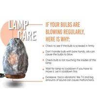 RMY Himalayan Natural Grey Salt Lamp 3-4kg – Air Purifier, Decorative Lighting | Help to Reducing... - image 3