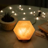 Pink Diamond Salt Lamps 8″ Luxury Crystal Lighting that Purifies Air, Reduces Stress, and E... - image 3