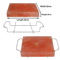 RMY Extra Large Himalayan Salt BBQ Slab 30x20x5cm(Eu Pallet)– Food Grade Grilling & Serving ... - image 2
