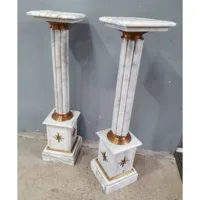 RMY Multi Stone Marble Pedestals,Marble Pedestals Stand Display Multi Stone,All Marble Pedestals ... - image 2