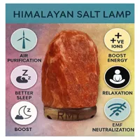 Himalayan Red Crystal Salt Lamp – Perfect for Peaceful Nights, Relaxing Homes, and Spa Ambienc - image 3