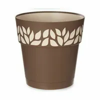 self-watering-flowerpot-stefanplast-cloe-brown-plastic-25-x-25-x-25-cm-6-units-s3626135-bbs3626135.jpg