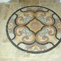 RMY Mosaic Marble Medallions,Marble Floor Medallion,Mosaic Round Marble Medallions,Marble Mosaic ... - image 2