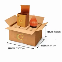 RMY Pink/Orange Himalayan Teardrop Salt Lamp 6 Inches(Eu Pallet), Natural Pink Crystal Rock Lamp ... - image 2