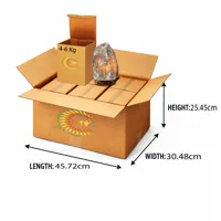 RMY Himalayan Grey Salt Crystal Lamp 4-6kg (EU Pallet) –Natural Grey Himalayan Salt Lamp | Hand-C... - image 2