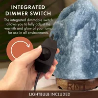 Persian Blue Salt Lamp 2–3kg |  Natural Air Purifier Lamp, Healing Crystal | RMY International - image 2