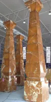 RMY Honey Onyx Columns Handcarved Pillars from Pakistan,Honey Onyx Column,Beautiful, Elegant, and... - image 3