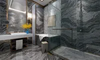 RMY Black Zebra Marble Mosaic Tiles,Black Zebra Marble Tiles,Black zebra marble price in Pakistan... - image 3