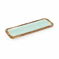centerpiece-gift-decor-white-brown-green-polyester-resin-mango-wood-45-x-15-cm-152-x-254-x-457-cm-leaf-of-a-plant-6-.jpg