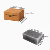 RMY 100% Pure Grey Salt Block 20x10x10cm(Eu Pallet)– Professional Grilling & Serving Stone –... - image 2