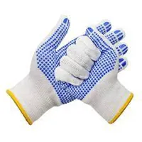 RMY Dotted Gloves ,Dotted Cotton Gloves ,PVC Dotted Gloves ,PVC Dotted Drill Gloves - image 2