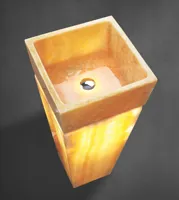 RMY Onyx Pyramid Lamp ,natural onyx pyramid,marble onyx pyramid,onyx crystal pyramid,decorative o... - image 2