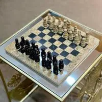 RMY Marble Chess Table,Chess Board Marble,Marble Chess for Sale in Pakistan,Marble Onyx Chess Set... - image 2