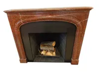 RMY Teak Wood Marble Fireplace,All Marble Fireplaces Colors & Shapes, - image 3