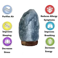 Persian Blue RMY Salt Lamp 12-15kg | Best for Relaxing Atmosphere, Fresh Air And Better Sleep - image 2